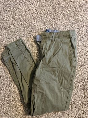 Náutica Olive Green Classic Fit Deck Pant Size 34W x 32 L